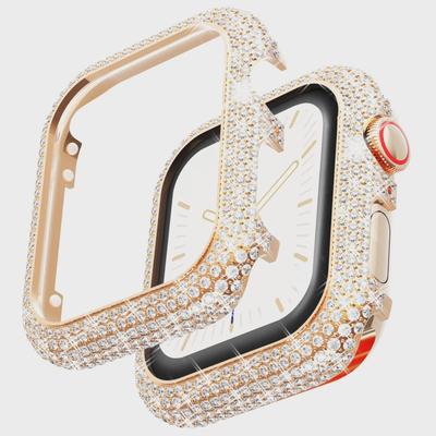 Apple Watch 41/45mm Full Diamond Metal Case for 4-9 Generation