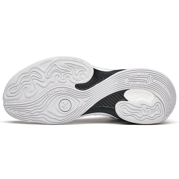 Anta KT7 Thompson Rocco Cushioning Support High-Top Basketball Shoes Men Sneaker Gray White 112141101-5