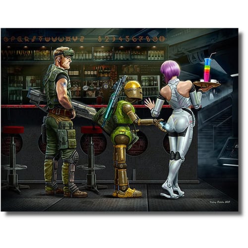 

Master Box 1/24 Scale Plastic Model Kit MB24031: Strange Allies at the End of the Universe Series 1: Mercenary Anton (3 Figures)