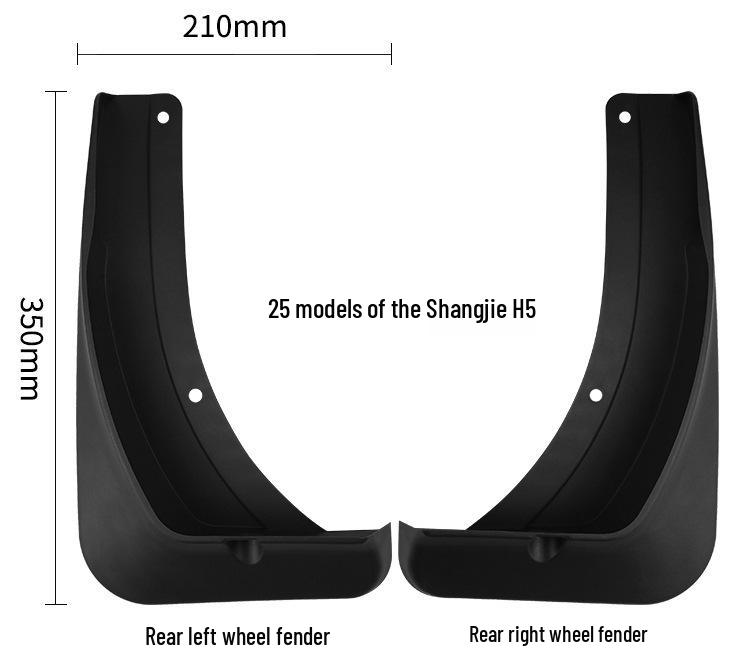 Compatible Mudguards for Shangjie Saic H5 2025 Car - Accessories & Modifications