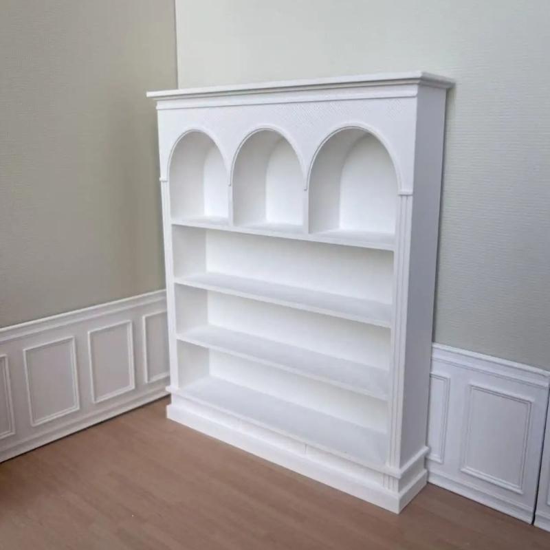 Multiuse Modern Display Shelf Model Figurine Miniature Furniture For 1:12 Scale Doll House Living Room Scene Settings