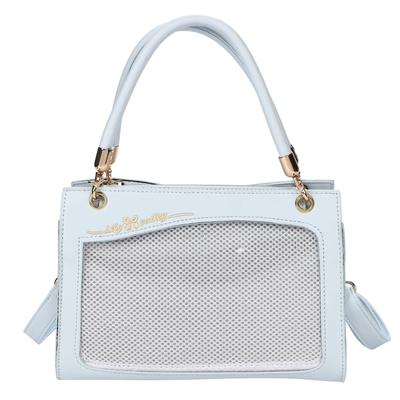 Ita Ita Oshikatsu Ita Ita Blue [Harujio] Bag, Small, Mini, Bag, Pearl, Ribbon, Shoulder, Stylish, Cute, Handbag, 2WAY, Bag, Bag, Oshikatsu, Otaku,