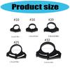 Set of 5 Garden Tubing Clips for Secure Drip Irrigation Systems in Greenhouses Double Gripping Adjustable Hose Clamps