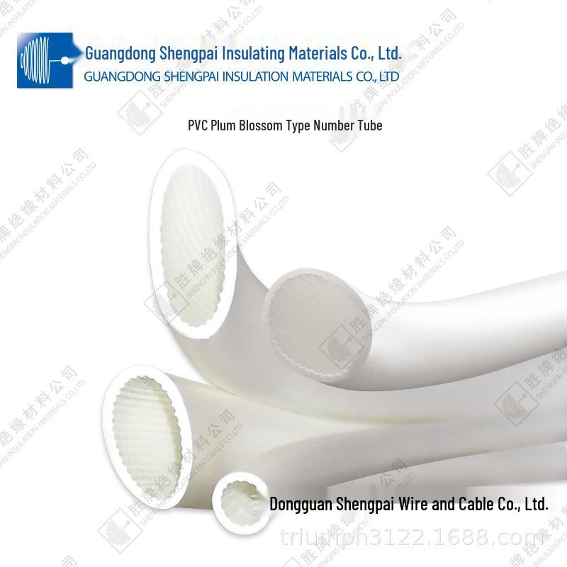 In Stock Numbered PVC Tubing: Plum Blossom Line, Inner Toothed Sleeve, Marking Tube 0.5-10 Sq.