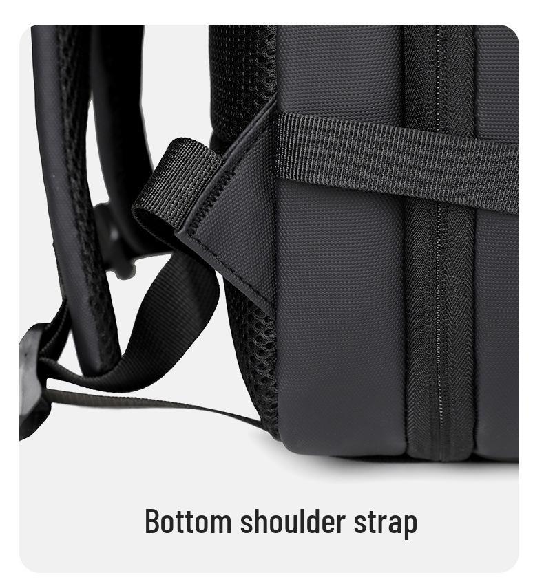 Large Capacity Water-Resistant Business Backpack with Charging Port