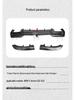 3D Style Carbon Fiber Rear Diffuser with Corner Extensions & Lights for BMW 4 Series G22/G23