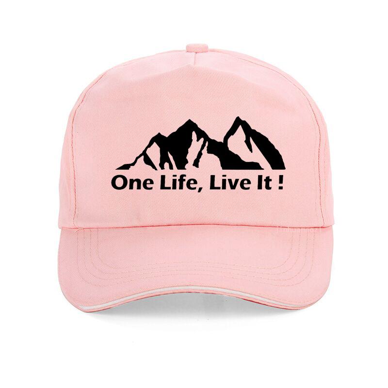 One Life Live It Baseball Cap Fashion Summer Sun Visor Hats For Men Women Breathable Dad Hat Sports Snapback Caps