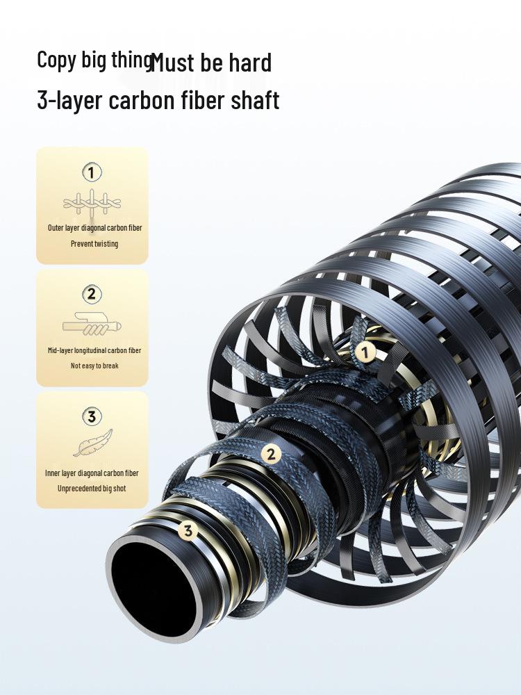 Red de Pesca Telescópica Aisen Ultraligera Súper Dura de Alto Carbono para Pesca Deportiva de Peces Grandes