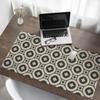 Decorative Desk Mat With Geometric Retro Pattern Graphic 120X60 Cm