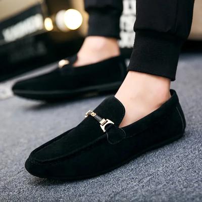 Herren Freizeitschuhe Weiche Bequeme Fahr-Slipper für Herren Leichte Flache Laufschuhe