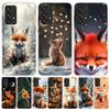 Animal Fox Case Phone Cover for Samsung Galaxy A12 A22 A32 A42 A52 A72 A50S A51 A41 A31 A21S A40 A30S A20E A10 A70 A71
