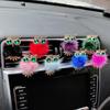 Crystal Owl Car Air Freshener Diamond Villus Owl Car Perfume Air Vent Clip Auto Accessories Interior Woman Aromatherapy Ornament