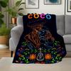 1pc, Coco Musicians Héctor and Miguel Blanket Outdoor Gift for Friend, Soft Throw Blanket for Couch Bed Sofa