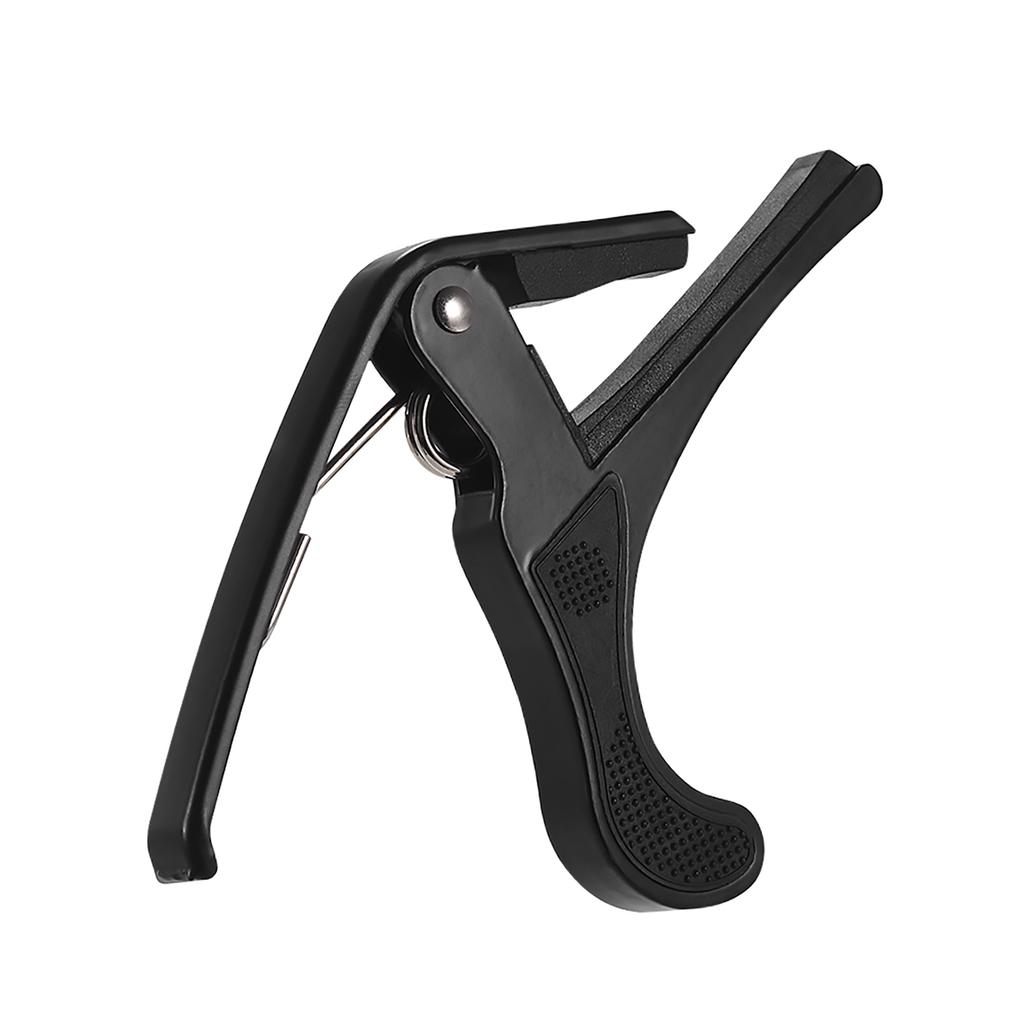 Guitar Accessory Set for Beginners with Clip On LCD Digital Guitar Tuner Lightweight Guitar Capo 3pcs Guitar Picks