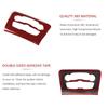 Car Carbon Fiber Look Interior Central Control Air Conditioning Panel Cover Tirm For Dodge Charger 2016-2021