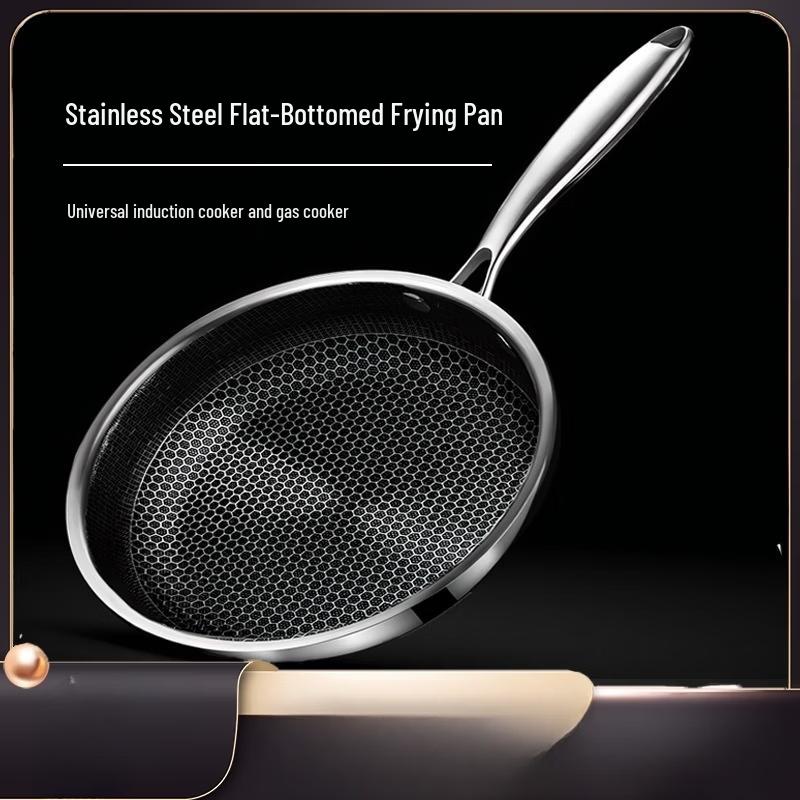 Zhi Shi Stainless Steel Honeycomb Non-Stick Frying Pan