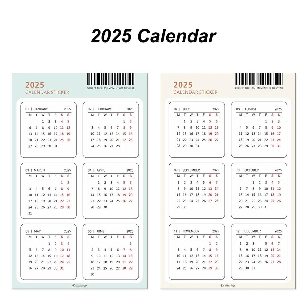 

Наклейки на календарь Fromthenon Записная книжка путешественника Планировщик Журнал Ежегодные наклейки на календарь Канцелярские принадлежности для офиса