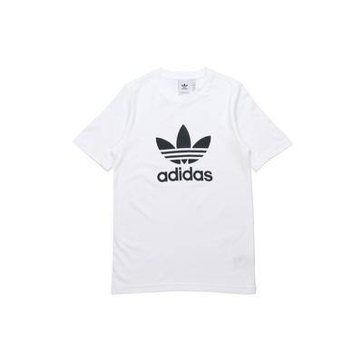 Orijinaller Trefoil Koşu Spor Crew Neck Kısa Kollu Tişört Erkek Üst Beyaz GN3463