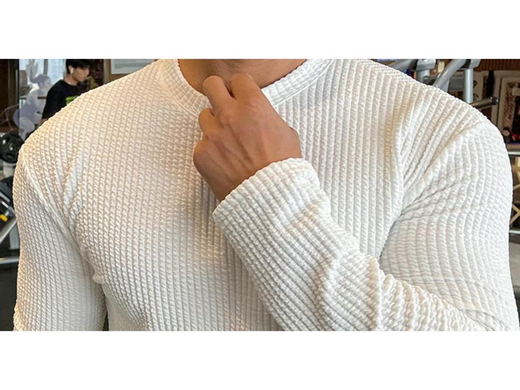 Men's European American Fashion Knit Sweater - Autumn/Winter Long Sleeve Top, Thick Knitwear for Youth
