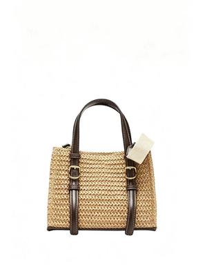 Summer 2026 Straw Woven Mini Handbag: Fashionable, Versatile Shoulder & Shopping Bag