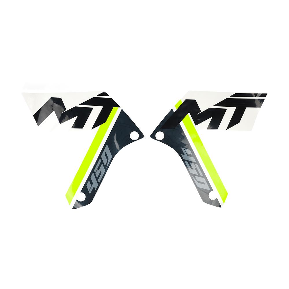 Motorcycle Sticker Radiator Cover Stickers For CFMOTO 450MT MT450 450 MT Original Guard Plate Decal Ornamental Decorative Paster