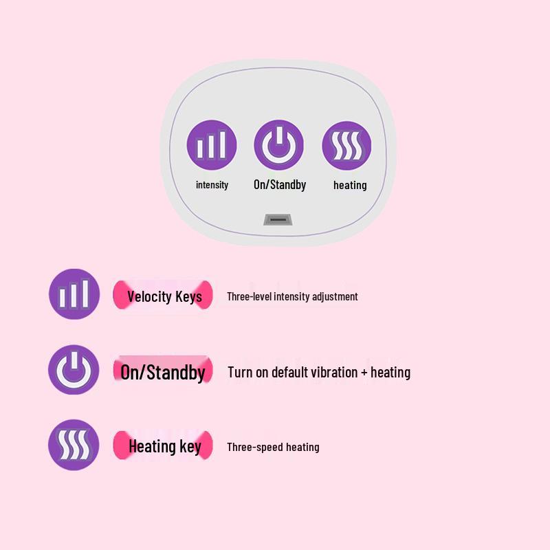 Wireless Electric Breast Massager with Heat and Vibration - Unblocks & Beautifies.