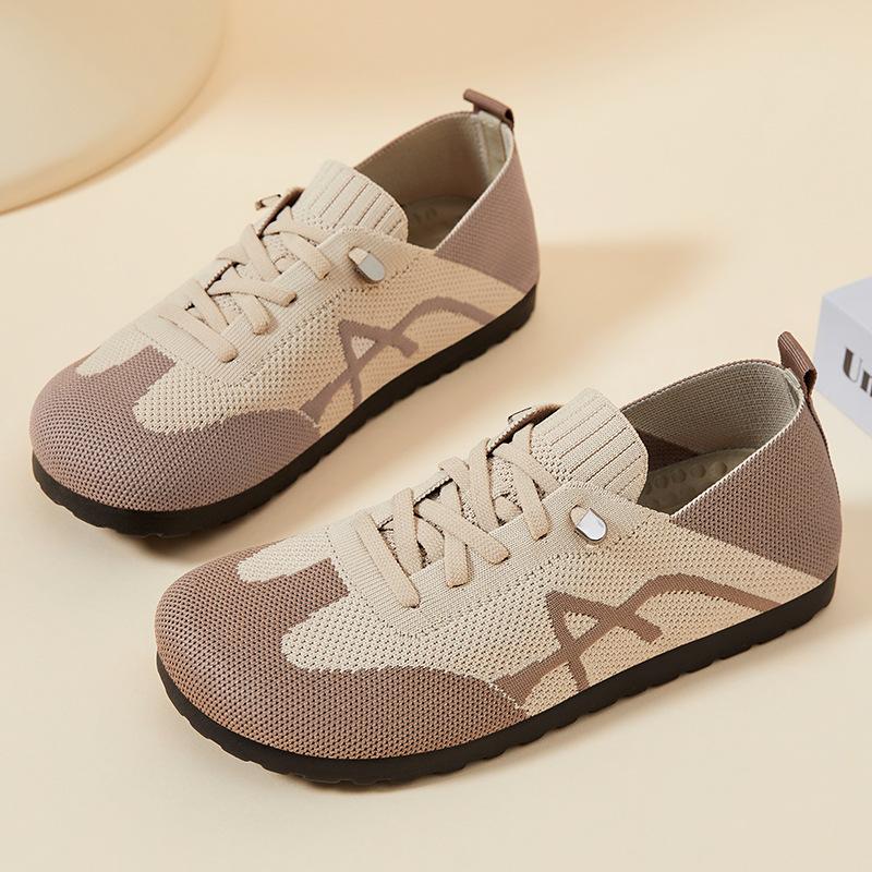 Shoes women's summer new retro German training shoes breathable casual shoes color matching lace-up versatile women's sports shoes