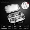 Sweet Elegance 304 Stainless Steel European-style Lunch Tray
