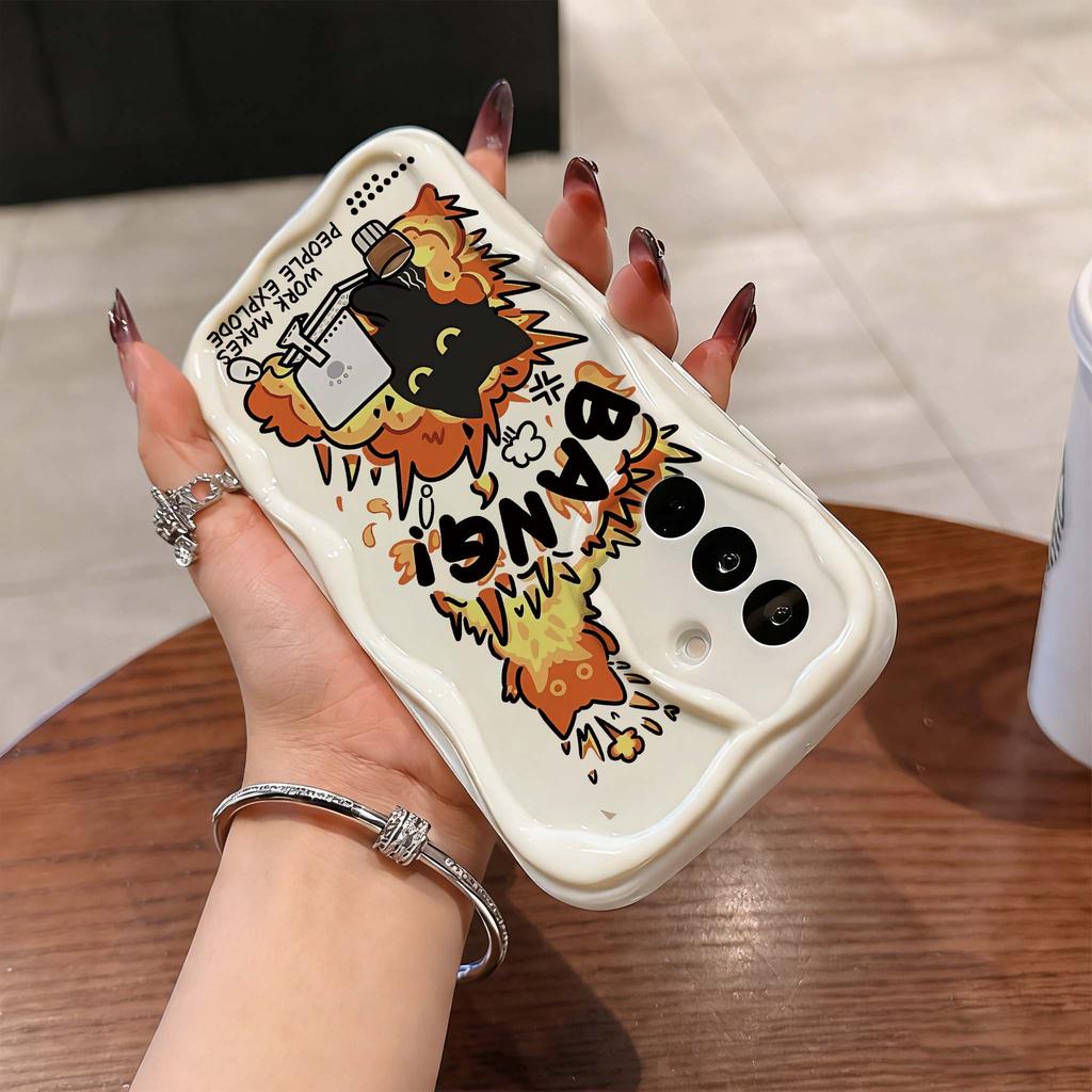 With Hanging Chain Cute Cat Phone Case For Xiaomi Note 15 Pro 14 13 12 Pro 11 Plus Redmi 15 15C 4G 14C 13C 12 A5 Soft Cover Sili