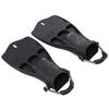 2pcs Scuba Diving Fins with Adjustable Spring Buckles Straps Rubber Jet Snorkeling Flippers for Swim
