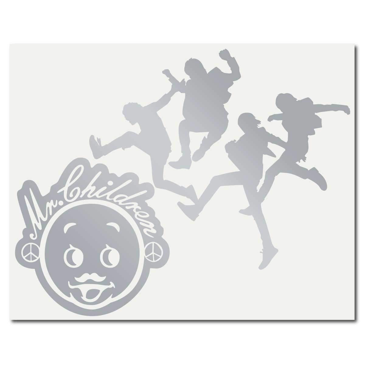 

Silver Size with Only the Picture Remaining Mr.Children Sticker, S, 025S,