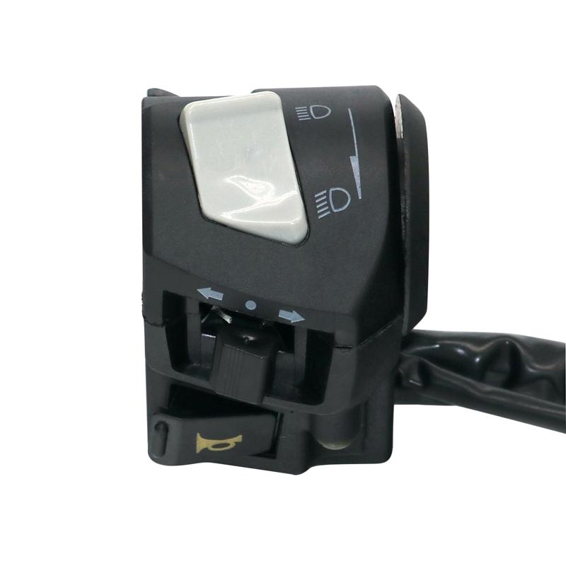LMoDri Motorcycle Handle Bar Left Right Switches Horn Turn Signal Headlight Fog Light Electric Start Handlebar Controller