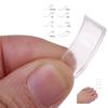 1 Set  Silicone  Transparent Invisible Clear Ring Size Adjuster Guard Tightener Resizing Jewelry Tools Resizer Loose Rings