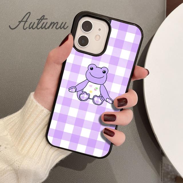 Süße Frösche Handyhülle für iPhone 11 12 13 14 Pro Max Mini X XR XS SE 2020 5 6S 7 8 Plus Samsung Galaxy S21 S22 Cover Shell