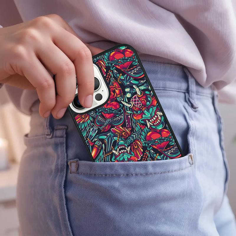 

Крутой чехол для телефона Самурайский Демон для iPhone 17 Air 15 16e 14 13 Pro Max Coque 12 11 Pro Max PLUS iPhone 17