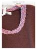 Plus Size Women's Sweet Long Sleeve Knitwear - Autumn/Winter Plush Inner Top (130-320 Jin)