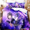 Takafuji Kako Zestaw Pościeli Pojedynczy Bliźniak Pełny Queen King Size Zestaw do Łóżka Dorosły Dziecko Sypialnia Zestawy Poszewek na Kołdrę Anime Dziewczyny Łóżko