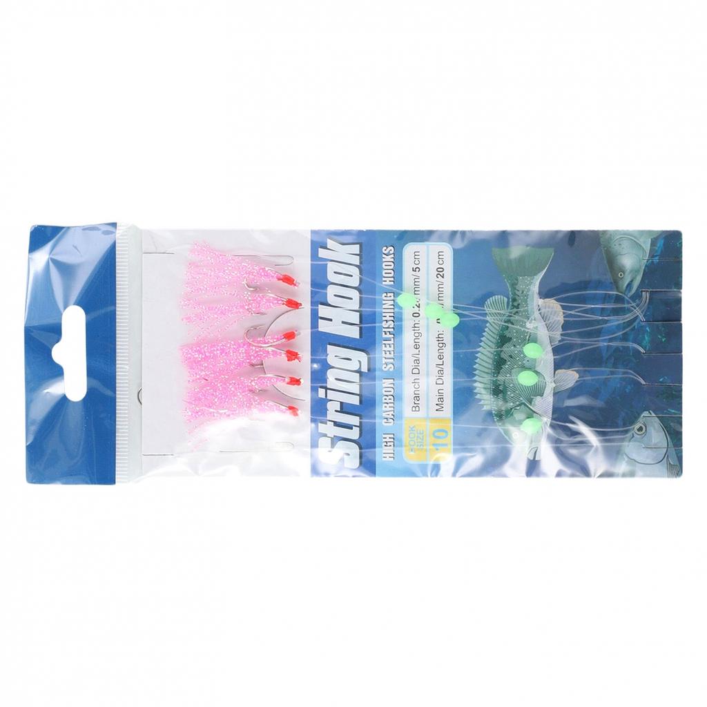 Fishing Hooks Colourful Fishing Tackle Plastic+steel