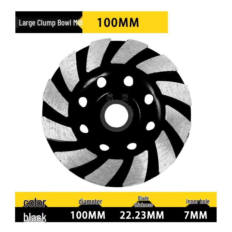 Diamond Grinding Disc for Angle Grinders - Marble, Stone, Concrete, and Cement Edging and Sanding Wheel