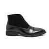 Men Formal Business Ankle Boots Black Brown Leather Shoes High Boots Brogue Boots Large Size