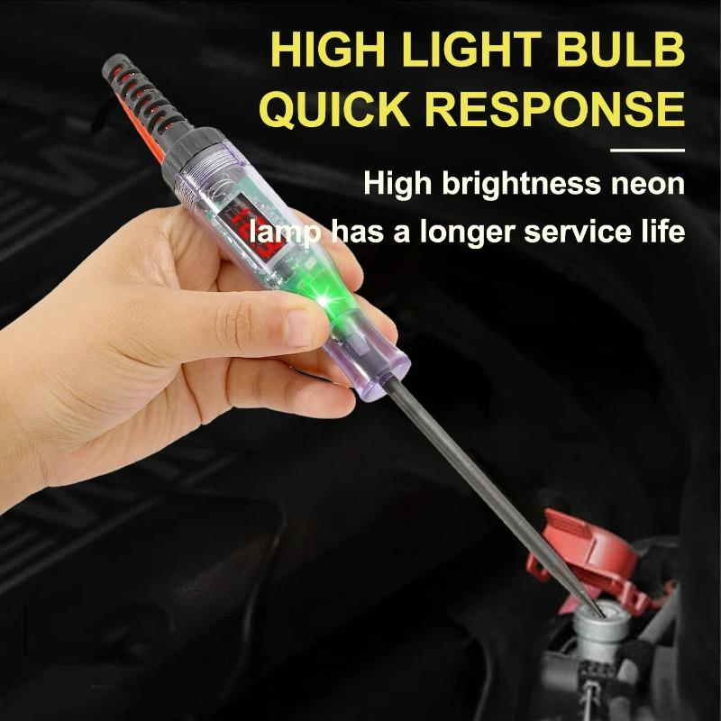 Digital Auto Circuit Tester for Car Fuse Check Electrical Diagnostic Tool 12V/24V 90V LED Car Test Light Pen Type Voltage Tester