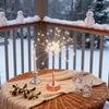 Christmas Fairy Tree Light LED Copper Wire Lights 80 LED Battery/USB Powered Table Starburst Light for Desk Centerpiece