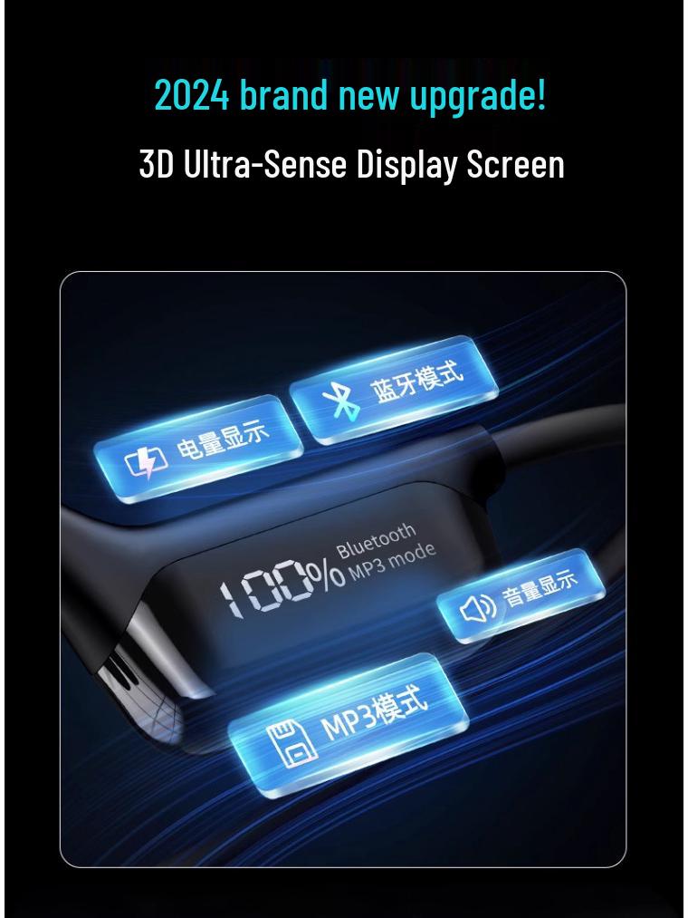X10 Waterproof Bone Conduction Bluetooth Earbuds for Swimming
