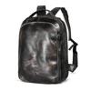 Crazy Horse Leather 14-Inch Retro Men's Backpack Laptop Bag