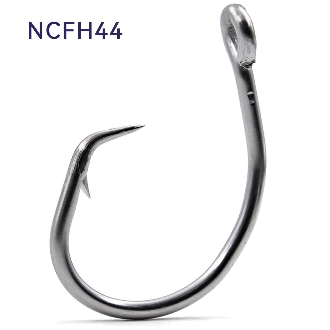 

Сверхпрочный крючок из нержавеющей стали для ловли акулы и тунца с утолщенной конструкцией 6/0, 25 pcs