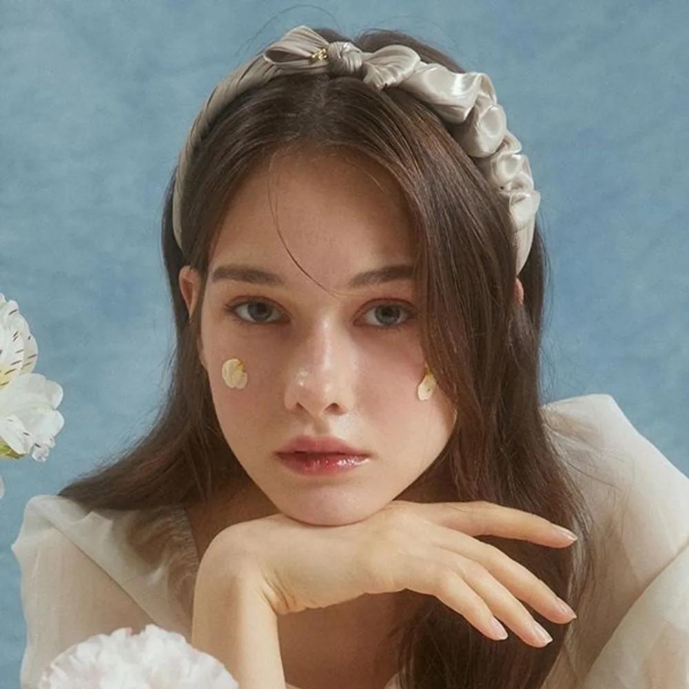 Peony Ribbon Hairband JP-24-417HB beige