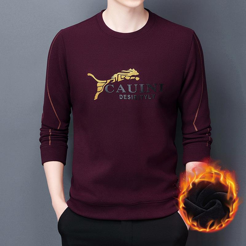 Мужские бархатные утолщенные рубашки для молодежи и людей среднего возраста — фото 3