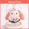 Plush Bunny Keychain With Bow Dress For Kids Gift And Bag Decor