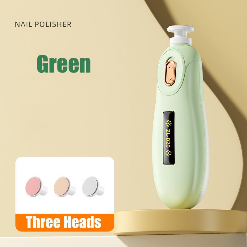 Elektrischer Baby-Nagelknipser Erwachsene Kinder Nagellackierer Set Sichere Ersatzpads Neugeborenes Baby-Nagelfeile Baby-Maniküre-Pflege Werkzeuge