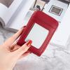 Korean Version New PU Leather Fresh Casual Coin Wallet Fashion Cartoon Men Women Credit Passport Card Bag Christmas Gift